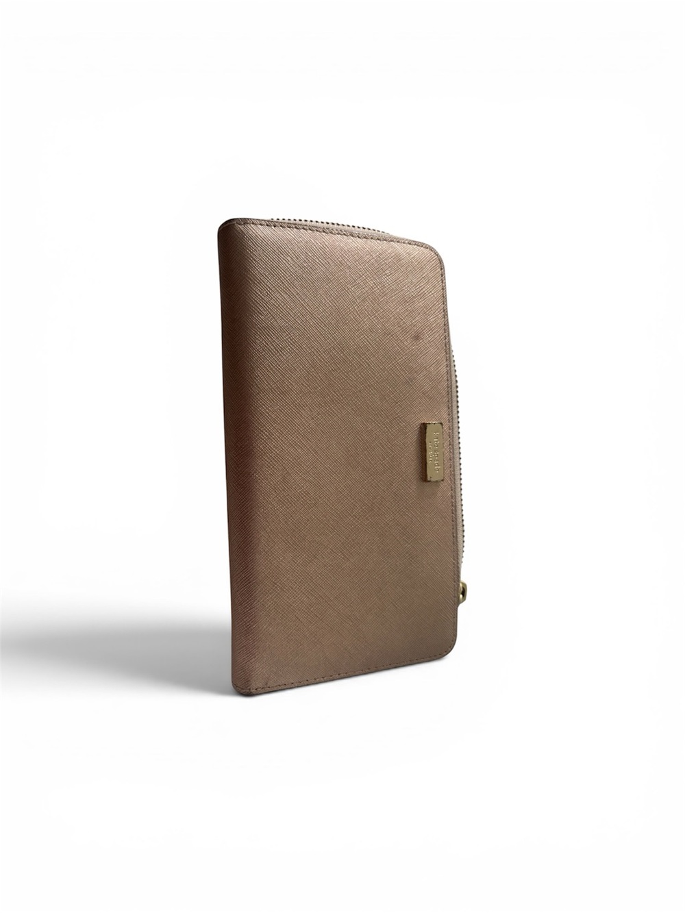 Kate spade Leather Zip Wallet - Rose Gold
